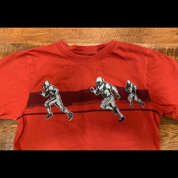 Boys Gymboree Football Graphic Shirt, Size 7 - Picture 2 of 5